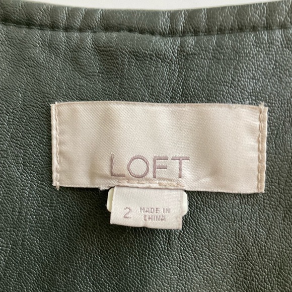 Loft Imitation Leather Jacket - Picture 4 of 4